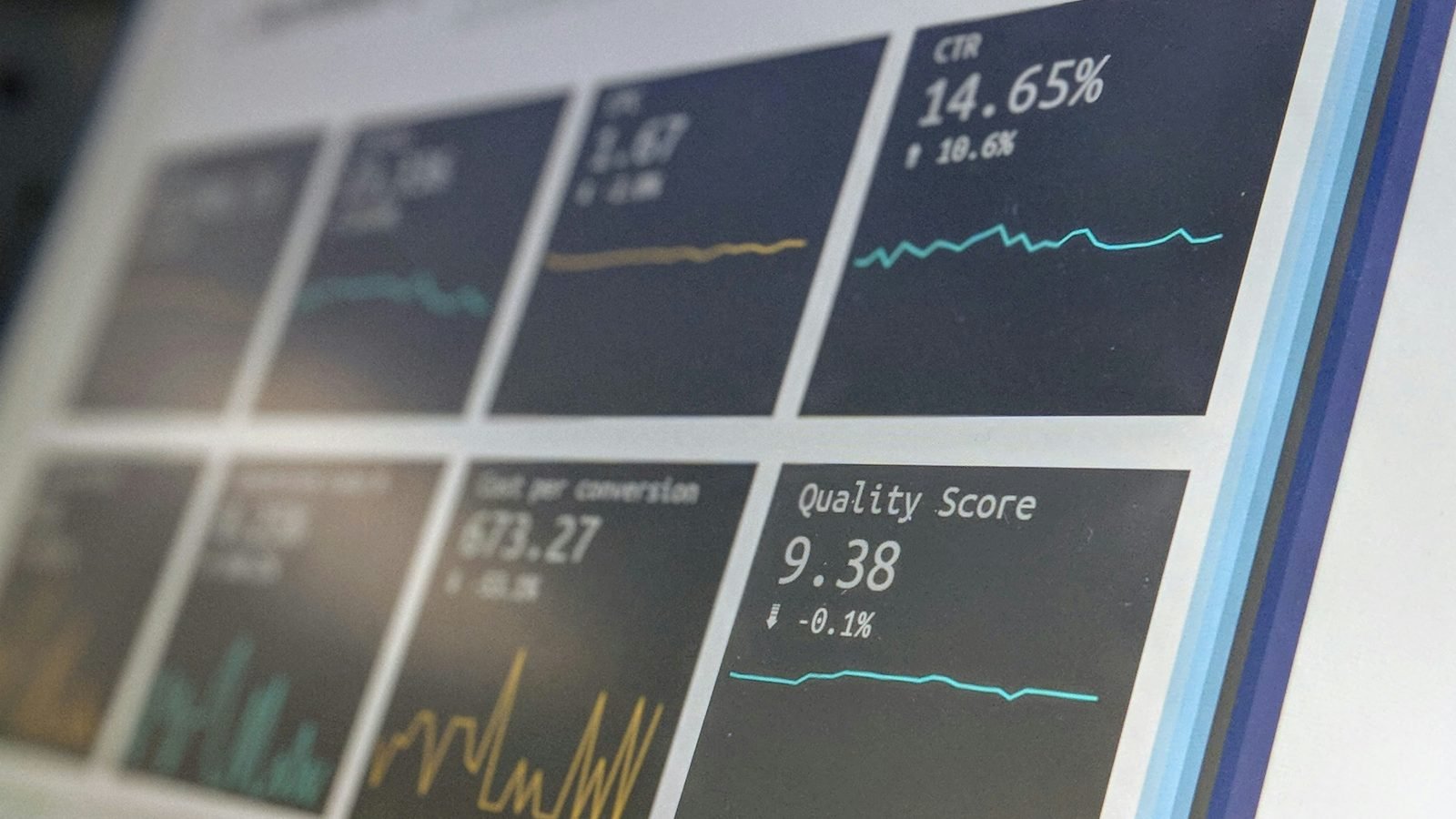Monitoring screen with dashboard data, illustrative for a ClickUp review.