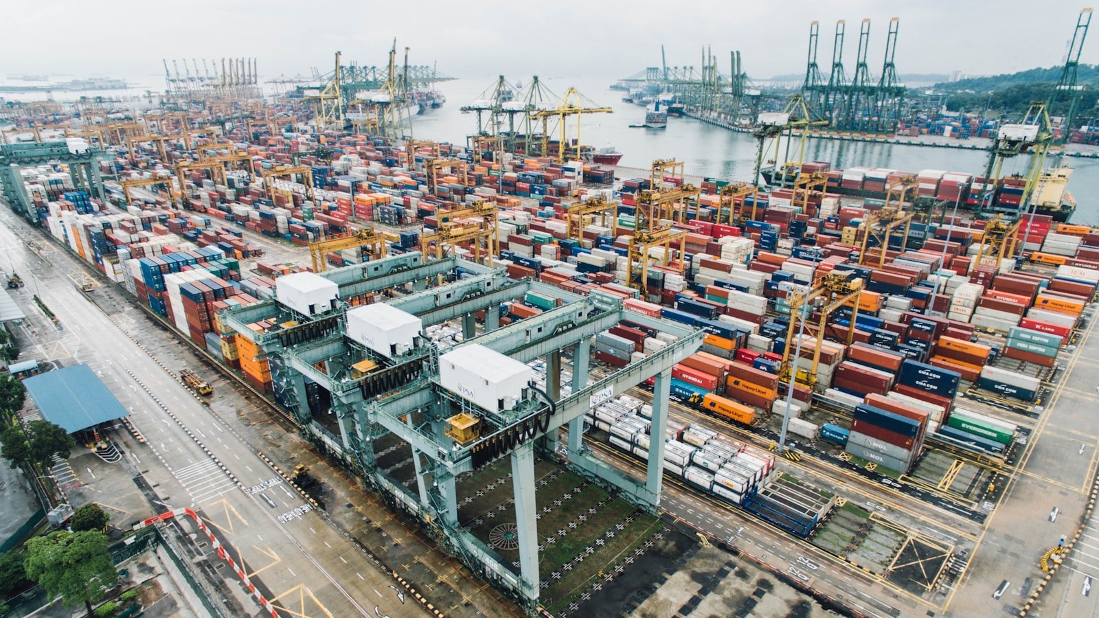 Stacked shipping containers — the metaphor Docker built an industry on