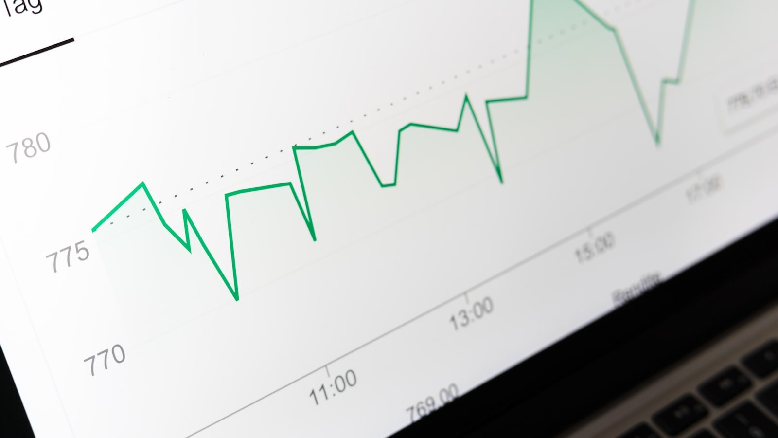 Enterprise software dashboard evoking customer relationship management