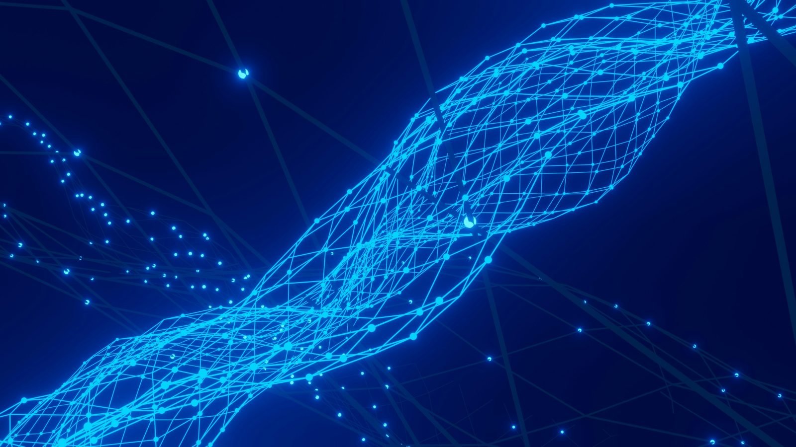 Abstract neural network visualization, illustrative for a Together AI review.